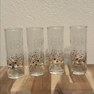 Baileys Decorative Shot Glasses Set of 4 collectible